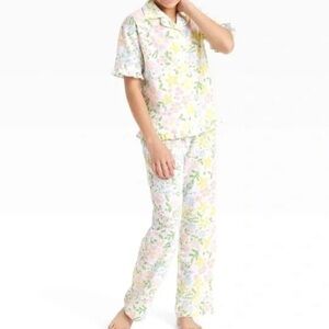 Target Floral Cotton Pajama Set